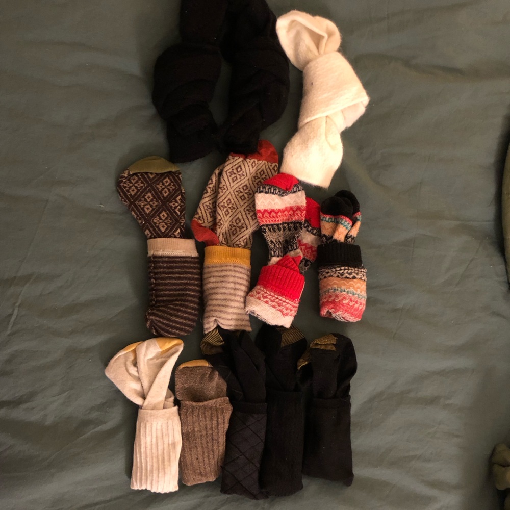 Bundle of women’s socks sizes 7-8